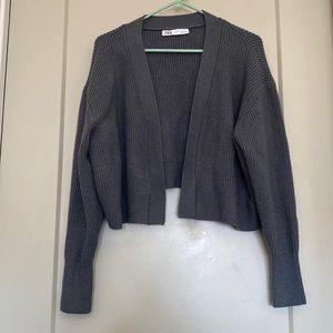 Zara cropped knit sweater